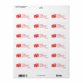 中国の〔占星術の〕十二宮図 ラベル (フルシート)