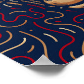 中国の〔占星術の〕十二宮図 |〔占星術の〕十二宮図デジタルプリント ポスター (角)