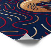 中国の〔占星術の〕十二宮図 |〔占星術の〕十二宮図デジタルプリント ポスター (角)