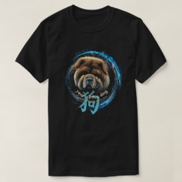 中国の〔占星術の〕十二宮図「犬」Tシャツ Tシャツ