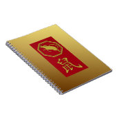 中国の〔占星術の〕十二宮図- 2020年のラット – ノートブック (右側)