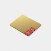 中国の〔占星術の〕十二宮図- dog - Post-It-Notesパッド ポストイット (アングル)