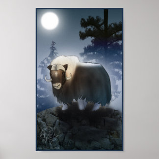 中国の〔占星術の〕十二宮図Oxポスター ポスター