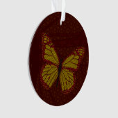 中国の(昆虫)オオカバマダラ、モナークアクリルオーナメント オーナメント (正面)