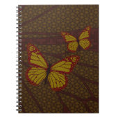 中国の（昆虫）オオカバマダラ、モナーク ノートブック (正面)