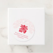 中国の「長寿」誕生日タグ(あらゆる年齢) フェイバータグ (インサイチュ)