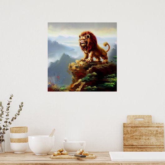 中国のFoo Lion (1) ポスター (キッチン)