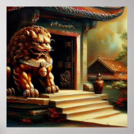 中国のFoo Lion (6) ポスター