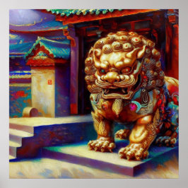 中国のFoo Lion (8) ポスター
