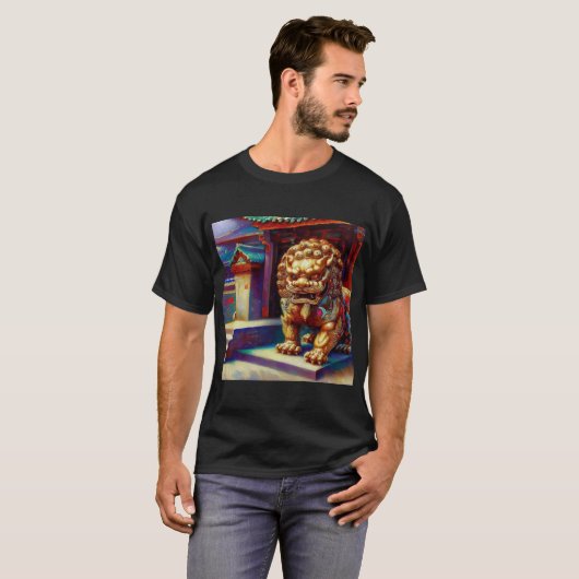 中国のFoo Lion (8) Tシャツ (正面フル)