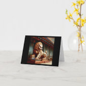 中国のHoge Lion (2) カード (黄色い花)