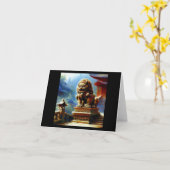 中国のHoge Lion (7) カード (黄色い花)