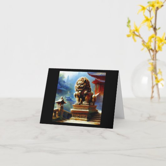 中国のHoge Lion (7) カード (黄色い花)