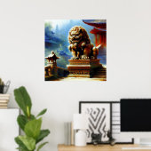 中国のHoge Lion (7) ポスター (ホームオフィス)