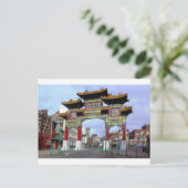 中国のImperial Arch, Liverpool UK ポストカード (スタンド正面)