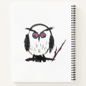 中国のOwl – ノートブック (裏面)