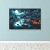中国のRiver Styx Streted Canvas Print キャンバスプリント (インサイチュ (ウッドフロア))