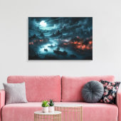 中国のRiver Styx Streted Canvas Print キャンバスプリント (インサイチュ (リビング))