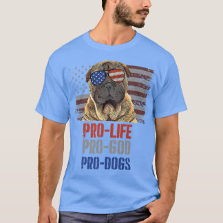 中国のSharPei Pro Life Pro God Pro Dogs Premium Tシャツ