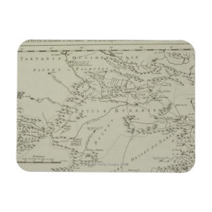 中国のTartariaの地図 マグネット