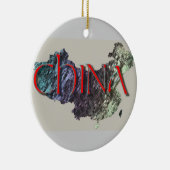 中国オーナメント セラミックオーナメント (右)