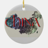 中国オーナメント セラミックオーナメント (裏面)