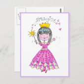 中国ガールはがき ポストカード (正面/裏面)