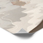 中国キリアンマウンテンヴィンテージ旅行ポスター ポスター (角)