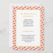 中国クリスチャン聖なる書物、 経典カスタムウェディング婚礼 招待状 (裏面)