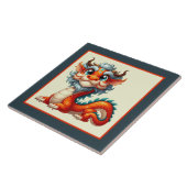 中国クールドラゴン好き タイル (側面)