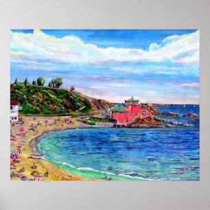 中国コーブニューポートビーチ ポスター