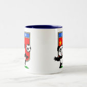 中国サッカーパンダ ツートーンマグカップ (中央)