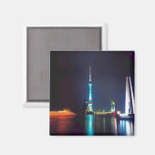 中国シャンハイオリエンタルパールタワー マグネット (正面/裏面)