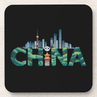 中国シャンハイ・テンプル・パンダ コースター