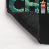 中国シャンハイ・テンプル・パンダ マウスパッド (コーナー)