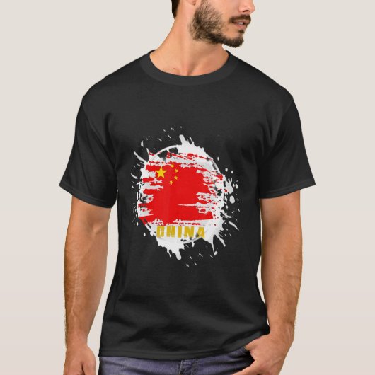 中国スプラッシュ Tシャツ (正面)