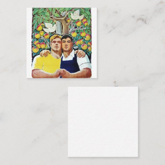 中国ソ連 スクエア名刺 (正面/裏面)