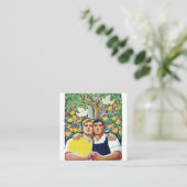 中国ソ連 スクエア名刺 (スタンド正面)