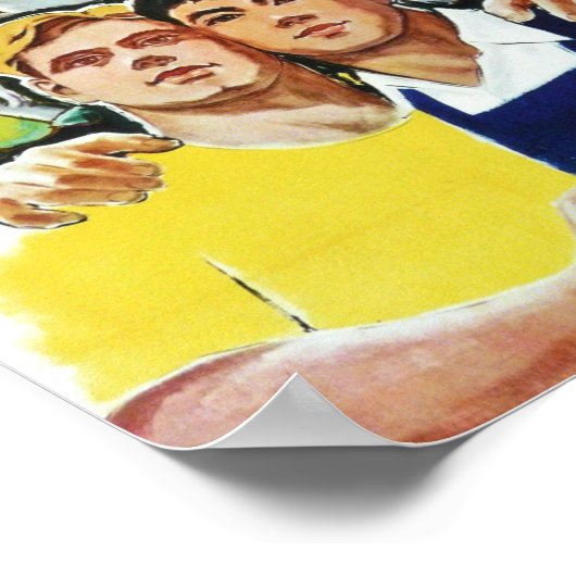 中国ソ連 ポスター (角)