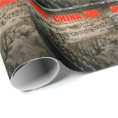 中国テラコッタウォリアーズ ラッピングペーパー (ロールコーナー)