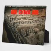 中国テラコッタ軍 フォトプラーク (側面)