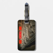 中国テラコッタ軍 ラゲッジタグ (裏面縦)