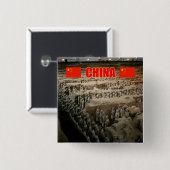 中国テラコッタ軍 缶バッジ (正面&裏面)