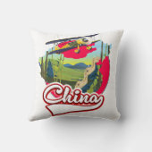 中国トラベルマップロゴ クッション (裏面)