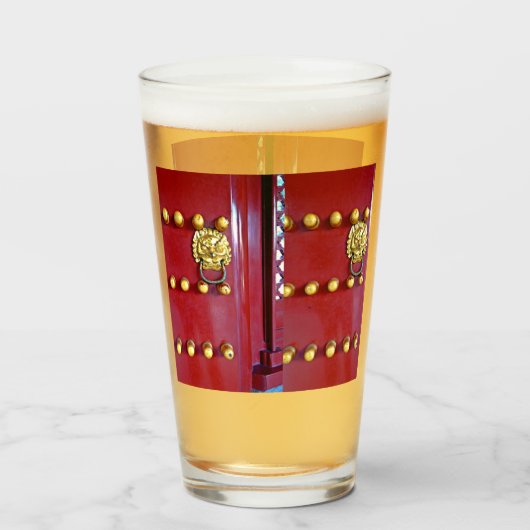 中国ドアノッカー タンブラーグラス (ドリンク正面)
