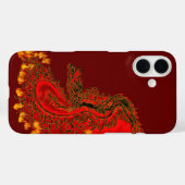 中国ドラゴンレッドと金ゴールドデザイン Case-Mate iPhoneケース (裏面 (横))