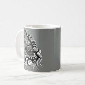 中国ドラゴン入れ入れスタイル コーヒーマグカップ (正面左)