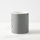 中国ドラゴン入れ入れスタイル コーヒーマグカップ (中央)