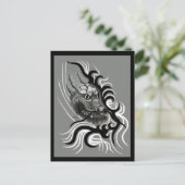 中国ドラゴン入れ入れスタイル ポストカード (スタンド正面)