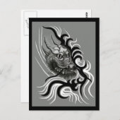 中国ドラゴン入れ入れスタイル ポストカード (正面/裏面)